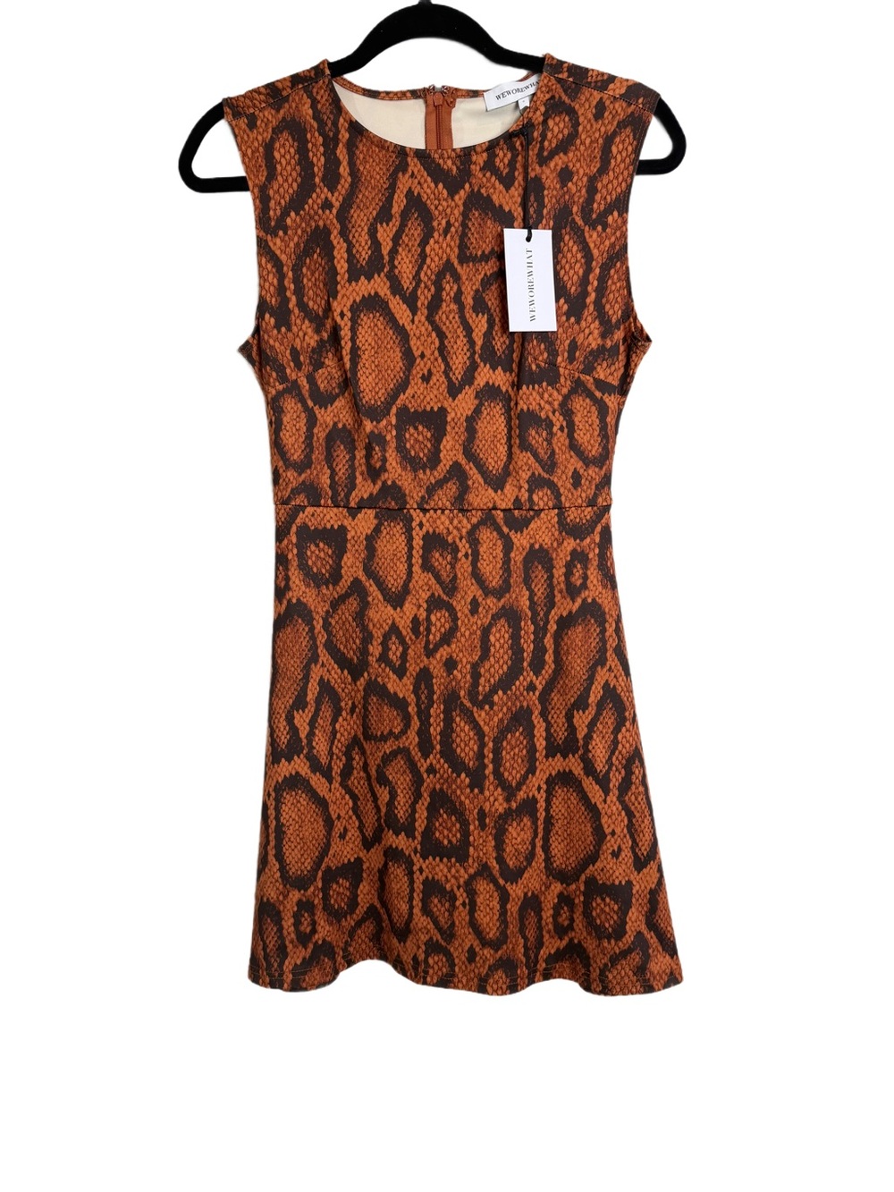 WeWoreWhat snakeskin print mini dress